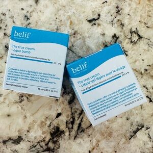 Belif Aqua Bomb True Cream .33oz x 2! New and sealed